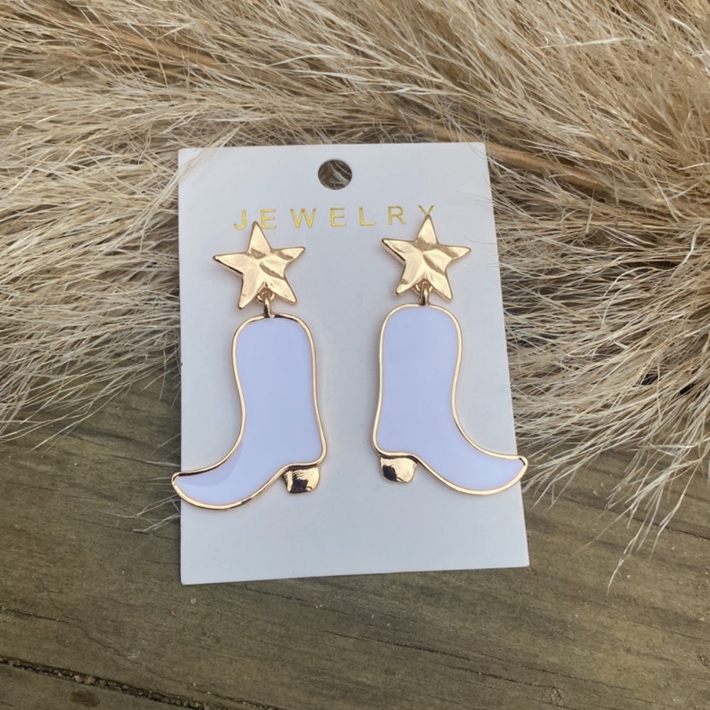 Cowgirl Boot Earrings